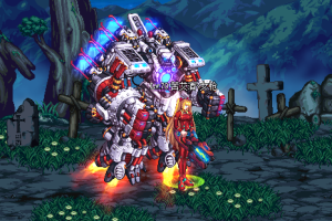 女枪手cos明日香-皮肤-武器装扮-机甲跟随